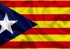 Catalogne : pour la libération des prisonniers drapeau indépendantiste catalan