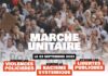 200 organisations soutiennent l'appel unitaire : Marche contre les violences, le racisme et pour les libertés publiques