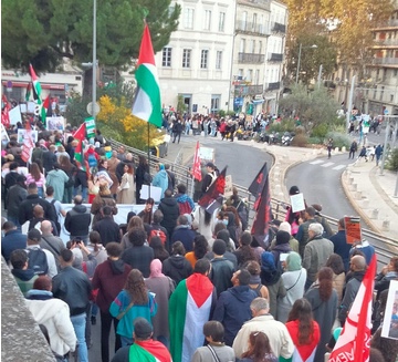 <span style='color:#f9b233;'>Manifestation à Montpellier :</span></br> Gaza « Contre ce génocide !  Sous nos yeux, sous les yeux du monde »