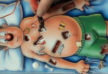 Témoignage d’un médecin généraliste dans l’Hérault (podcasts) Illustration éditoriale podcasts médecins en difficulté - Jeu MB Hasbro Docteur Maboul