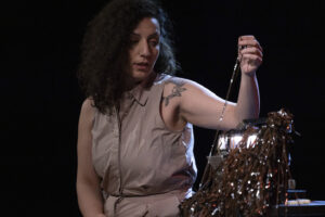 "Silence ça tourne" Biennale des Arts de la Méditerranée le 14 novembre, à La Passerelle à Sète crédit photo Danish Saroee